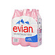 evian 依云  矿泉水（1.5L*6瓶）