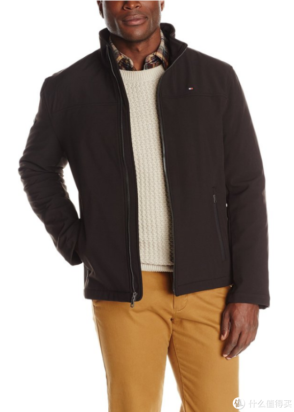 M码以上：TOMMY HILFIGER Soft Shell Classic 男款休闲夹克