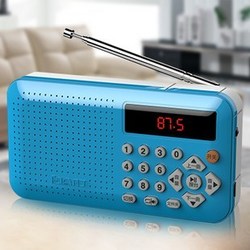【天猫包邮】凡丁 迷你箱便携式老人收音机 可插卡超长待机音乐播放器