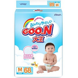  GOO.N  大王 维E系列 婴儿纸尿裤 中号 M68片*2包