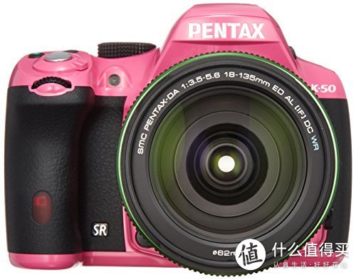 #日淘启蒙#日亚第一单：PENTAX 宾得 K-50 DA 18-135WR 防水镜头单反套机 粉色
