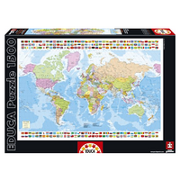EDUCA 世界地图 16301 进口拼图 1500片