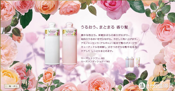 活动预告：Shiseido 资生堂 ROSARIUM玫瑰园 玫瑰香氛洗发水护发素套装 300ml+300ml