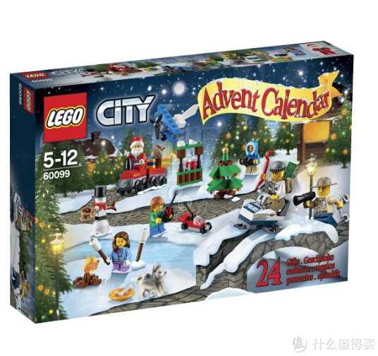 开放预订：LEGO 乐高 CITY 城市系列 Advent Calendar 降临节 日历特辑 60099