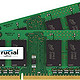 crucial 英睿达 16GB 笔记本内存条（8GBx2 DDR3）