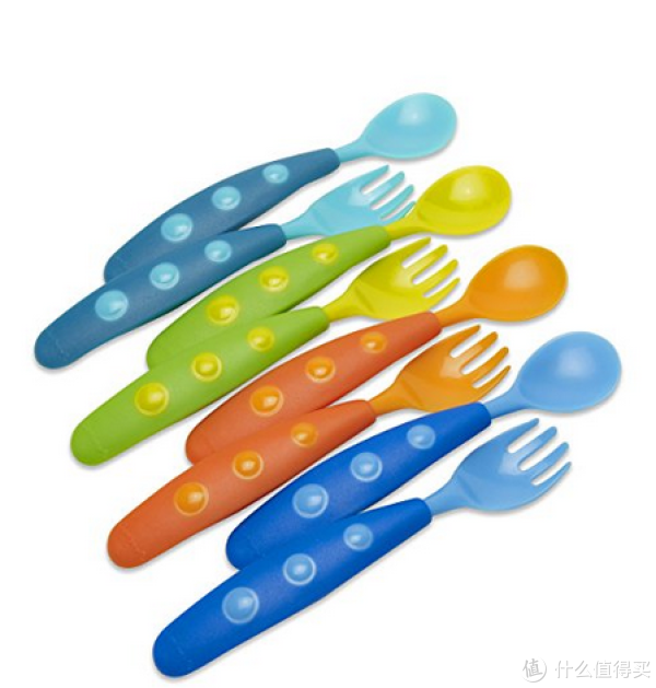 凑单品：Gerber 嘉宝 Graduates Fun Pack Utensils 儿童餐具 叉勺套装 2*4组