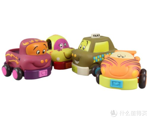 b.toys 宝宝回力车卡通车4个装