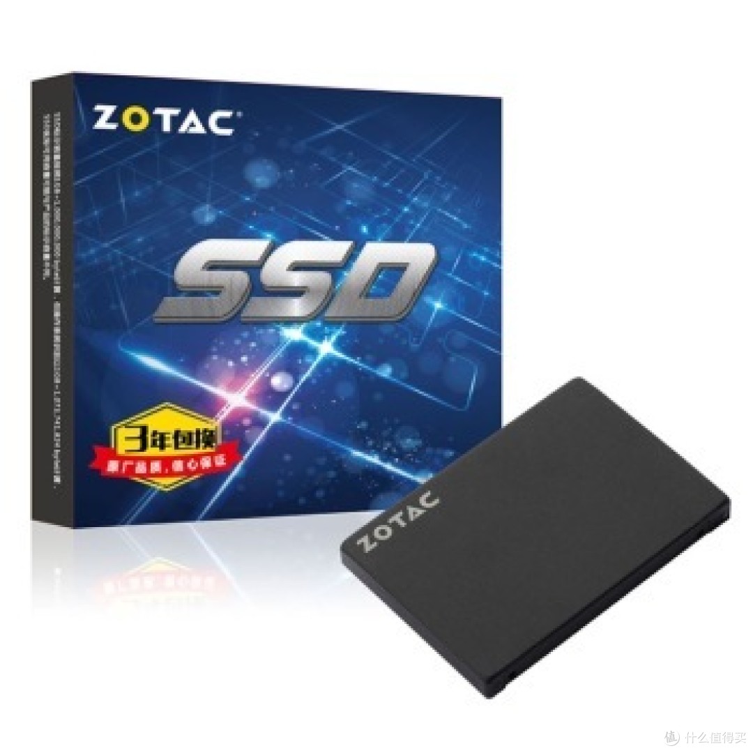 传说中很难抢的 ZOTAC 索泰 雷霆 SPEED120 120G 固态硬盘，居然是个4K小王子