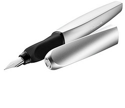 Pelikan 百利金 Twist P457 学生扭转钢笔 闪耀银 F