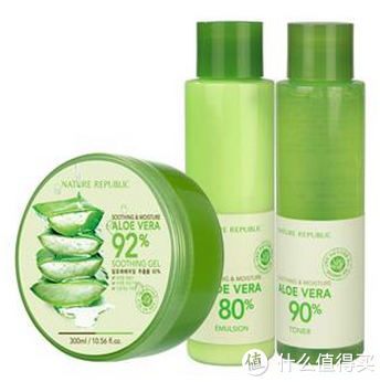 Nature Republic 自然乐园 芦荟系列套装 （160ml水+160ml乳+300ml胶）