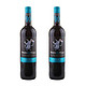 限华南：Beso de Vino 酒之吻 13.5° 干红葡萄酒 750ml*2支
