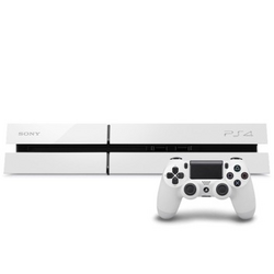 QQ端：SONY 索尼 PlayStation 4 电脑娱乐机 白色+最终幻想 X/X-2HD重制版