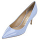 限地区：Salvatore Ferragamo 菲拉格慕 女士SUSI 70 GL系列蓝色漆皮高跟鞋 0600787 8/38.5码 C