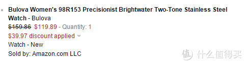 新低价：BULOVA 宝路华 Precisionist Brightwater 98R153 女士时装腕表