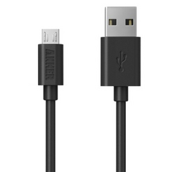 微信端：Anker Micro USB数据线 安卓电源线 0.9米 黑色