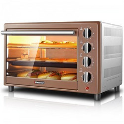 Hauswirt 海氏 HO-40C 电烤箱 40L（镀铝板、6管、独立控温、烤叉、炉灯）