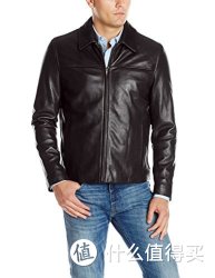 COLE HAAN Smooth Leather Collar  男士真皮夹克 Java色