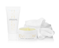 EVE LOM Signature Cleansing Kit 洁面套装（招牌洁面膏50ml+晨间洁面乳50ml+洁面巾） *2+8月美妆盒子