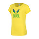 adidas 阿迪达斯 足球 女子 足球女装图案T恤 鲜黄 F39493