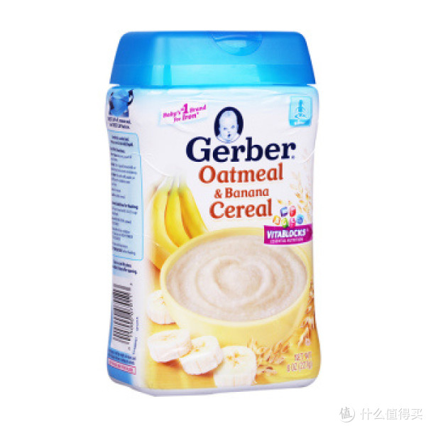 Gerber 嘉宝 香蕉燕麦婴儿米粉米糊 2段 227g*5桶