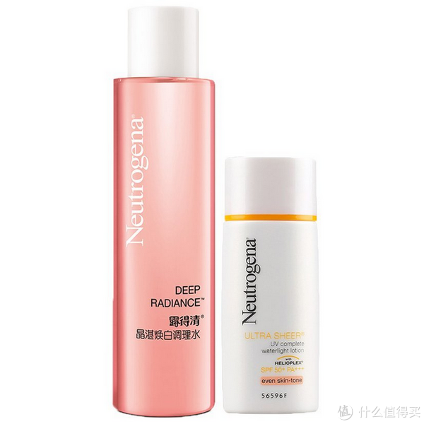 Neutrogena 露得清（轻透亮颜防晒隔离液 桃粉 30ml+晶湛焕白调理水150ml）*2套