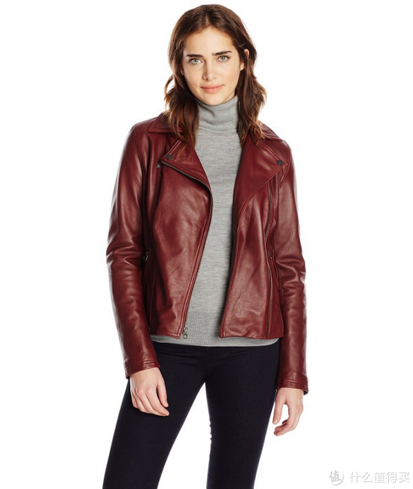 TOMMY HILFIGER Classic Leather Motorcycle 女款机车夹克