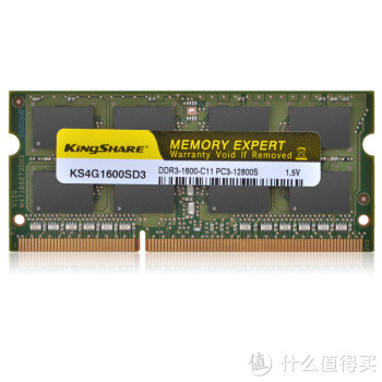 微信端：KINGSHARE 金胜 DDR3 1600 4GB 笔记本内存