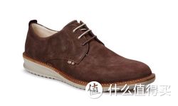 43码起：ecco 爱步 Contoured Plain Toe Tie 男士休闲皮鞋