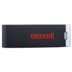 麦克赛尔（Maxell）商务系列 流畅 16GB U盘 黑色