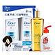 Dove 多芬 致润奢护养发精华油100ml+滋养水润洗发乳400+160ml+卫宝先进抗菌十效多护洗手液75ml