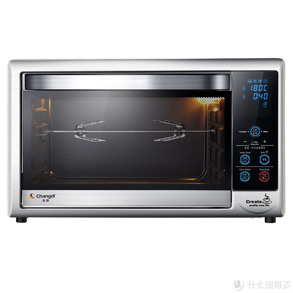 Changdi 长帝 CRDF30A 智能电烤箱 30L（手机控制、热风、烤叉、炉灯）