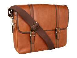 Fossil Estate Leather Messenger Bag