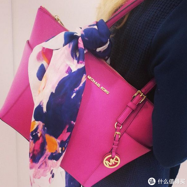 MICHAEL Michael Kors Jet Set East West 女士真皮单肩包