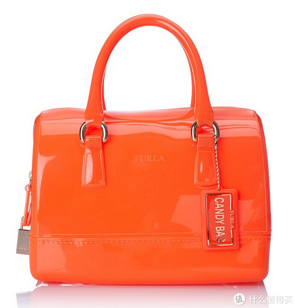 FURLA 芙拉  Candy Mini Satchel  果冻手拎包 橘色