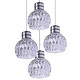 雷士照明 吊灯 现代简约时尚 LED 餐厅灯饰 NUD2300-4 (12W)+LED射灯