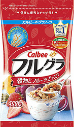 凑单品：Calbee 水果颗粒果仁谷物营养麦片 380g