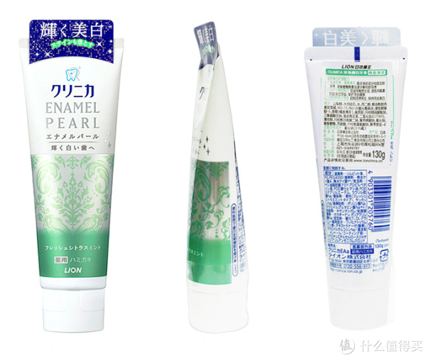 移动端凑单品:LION 狮王 CLINICA 酵素珍珠美白牙膏 橘香薄荷 130g