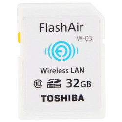移动端：TOSHIBA 东芝  32G FlashAir 第三代无线局域网嵌入式 SDHC存储卡 Class10