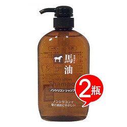 KUMANOYUSHI 熊野油脂 无硅油洗发水 600ml*2瓶