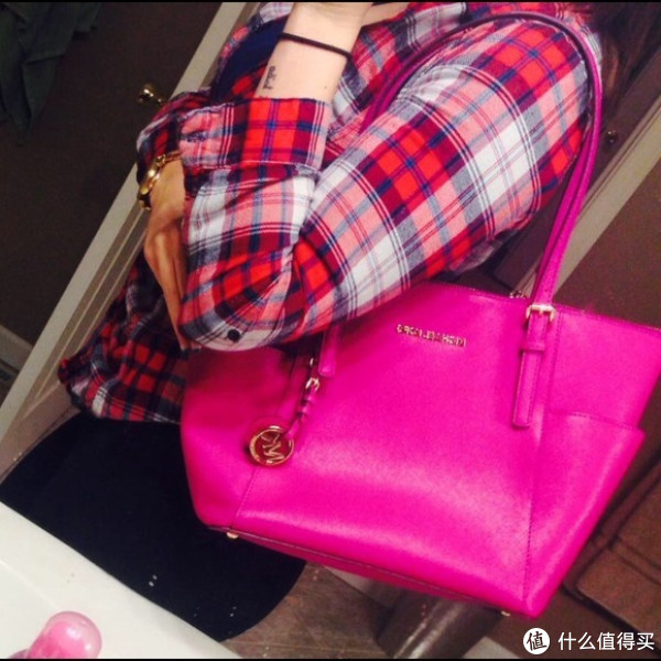 MICHAEL Michael Kors Jet Set East West 女士真皮单肩包