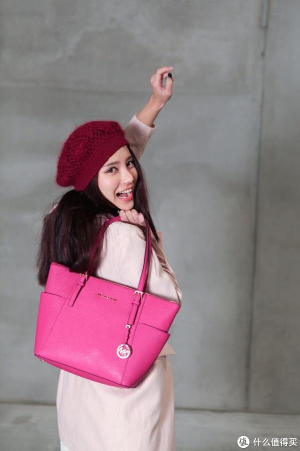 MICHAEL Michael Kors Jet Set East West 女士真皮单肩包