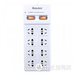 移动端：Huntkey 航嘉 SSH801 电源插座（8位/1.8米/防过载）+ 大白503 电源插座（5位/1.8米 ）
