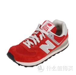 new balance 574系列 中性复古鞋 深红色