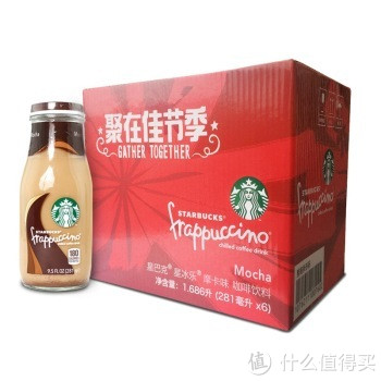 限广东：STARBUCKS 星巴克 星冰乐咖啡饮料 摩卡味 281ml*6瓶