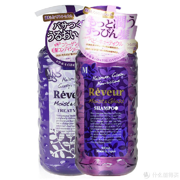 Reveur 无硅洗发套装 养润保湿型（洗发水500ml+护发素500ml）