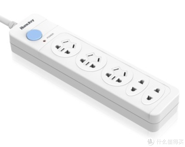 移动端:Huntkey 航嘉 SSH801 电源插座(8位/3米/防过载)*2件 + 大白503 电源插座(5位/1.8米 )*2件