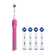 Oral-B 欧乐-B 600 3D智能电动牙刷 粉色版 + 电动牙刷头BEB20-4