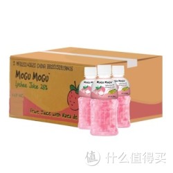 限地区:泰国进口 MoGu MoGu 磨谷磨谷 椰肉荔枝汁饮料320ml*24瓶