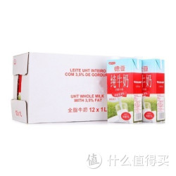 移动端：Weidendorf 德亚 全脂牛奶 1L*12盒