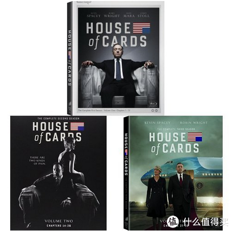 《House of Cards: Seasons 1-3 Blu-ray Bundle》 纸牌屋蓝光合集（1-3季、全区）